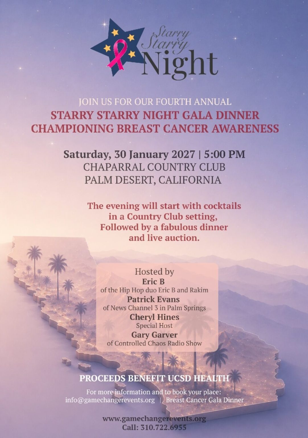 starry night gala dinner california
